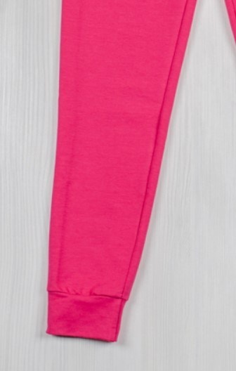 Брюки «БАРБАРА» рожевого кольору двонитка, Рожевий, 36, 9-10 років, 134-140см