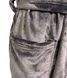 Халат «КЕВІН» рвана махра коричневого кольору , Коричневий, 56-58