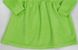 Трикотажное детское платье «КЕНДИ» велюр зеленого цвета, Зеленый, 28, 3-4 года, 98-104см