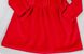 Платье «КЕНДИ» велюр красного цвета, Красный, 24, 1,5 года, 86см