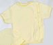 Комплект «КРОХА» трансфер жовтого кольору, Жовтий, Жовтий, 22, 3-6 місяці, 62-68см
