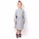 Трикотажна сукня дитяча «ЕЛЛА» двонитка сірого кольору, Сірий, 26, 2 роки, 92см