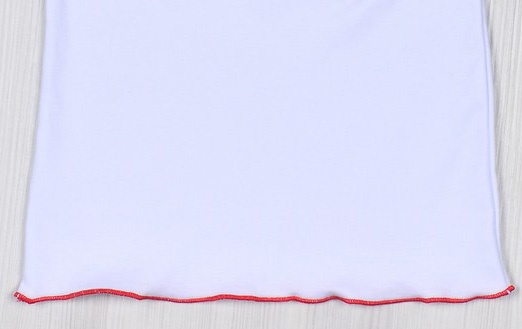 Вишиванка дівчинка короткий рукав інтерлок червоного кольору, Червоний, 40, 13-14 років, 152-158см