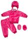Костюм «ПУШИСТИК» рваная махра розового цвета, Розовый, 24, 6-9 месяцев, 68-74см