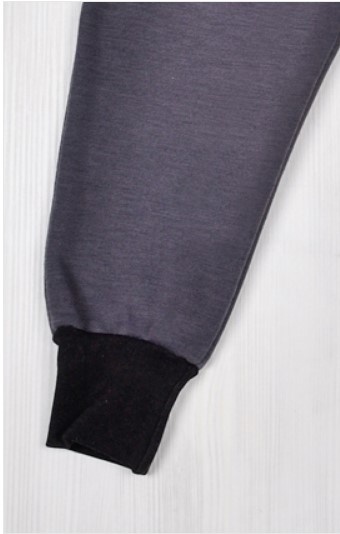 Брюки «ЗИМА» темно-сірого кольору тринитка футер, Темно-сірий, 26, 2 роки, 92см