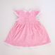 Платье «КАМИЛА» розового цвета кулир, Розовый, 28, 3-4 года, 98-104см