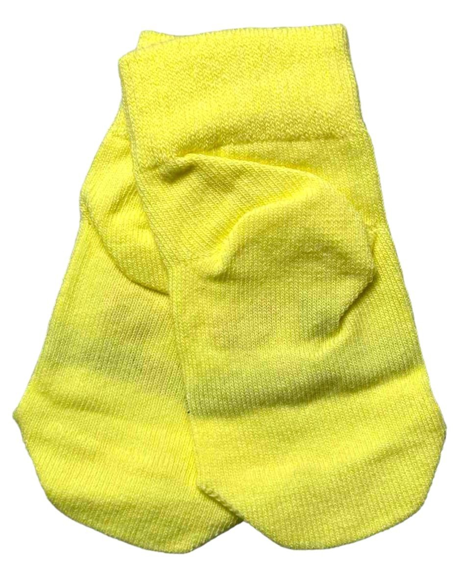 Носочки с надписью жёлтого цвета, Жёлтый, 0-1 месяц, 56см