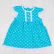 Сукня «Каміла» бірюзового кольору кулір, Бірюзовий, 24, 1,5 роки, 86см