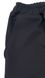 Шорти із вишивкою двухнитка однотонна чорного кольору, Чорний, 3-4 роки, 104см