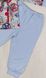 Піжама комбінована інтерлок сірого кольору, Сірий, 24, 1,5 роки, 86см