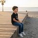 Футболка детская с рисунком фуликра чёрного цвета, Черный, 12-14 лет, 152см