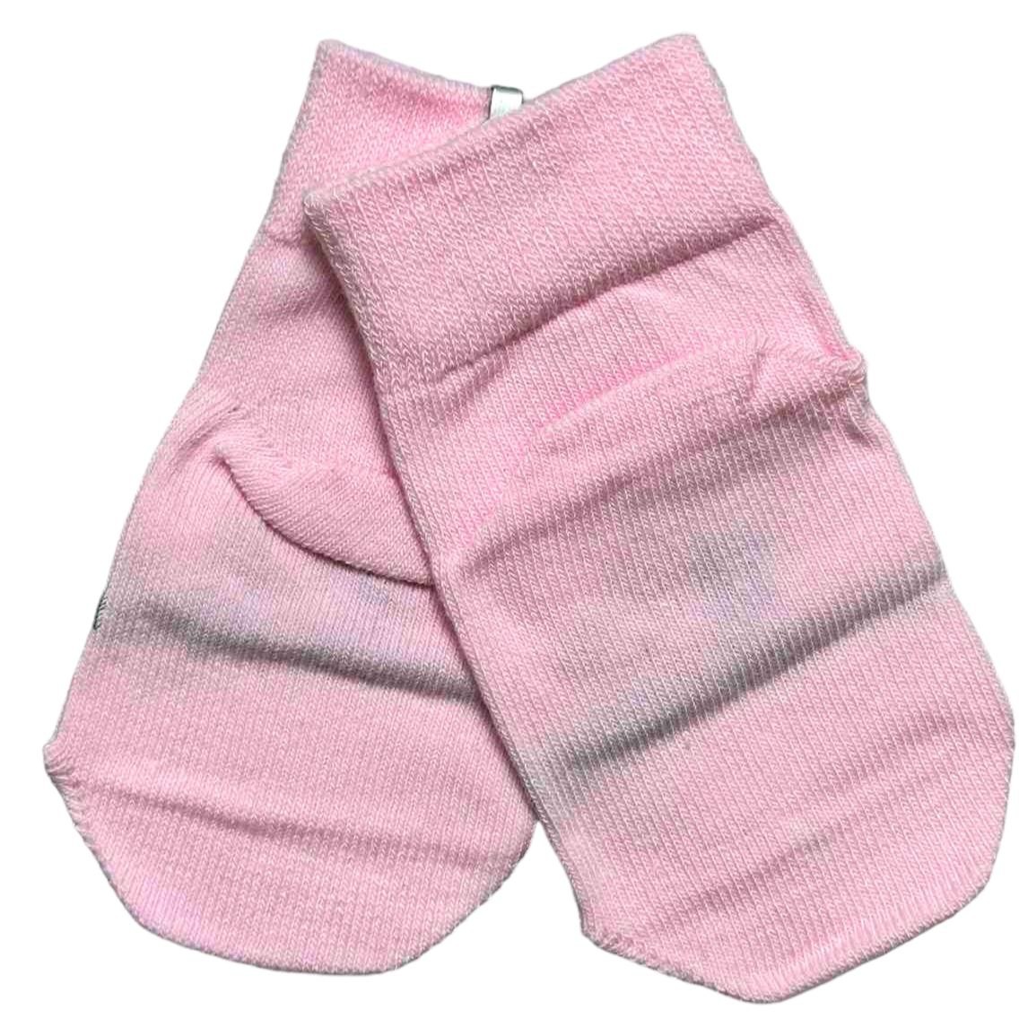 Носочки с надписью розового цвета, Розовый, 0-1 месяц, 56см
