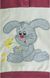 Джемпер дитячий «КРОЛИК» бордового кольору велюр, Бордовий, 28, 3-4 роки, 98-104см