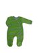 Дитячий комбінезон «ФУНТІК» салатового кольору велюр, Салатовий, 20, 1,5-3 місяці, 56-62см