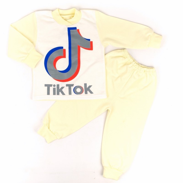 Пижама на манжете однотонный начес жёлтого цвета, Жёлтый, 26, 2 года, 92см