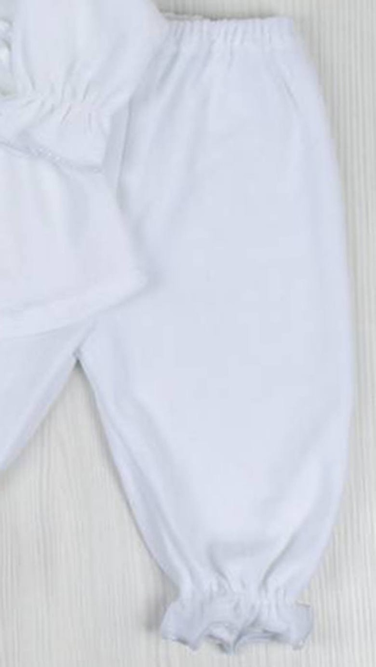 Комплект «ДИАНА» велюр белого цвета, Белый, Белый, 20, 1,5-3 месяца, 56-62см