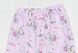 Ползуны на резинке кулир розового цвета, Розовый, 26, 9-12 месяцев, 74-80см