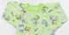 Сорочечка  для новонародженого «НЕЦАРАПКА» футер зеленого кольору, Зелений, 22, 3-6 місяці, 62-68см