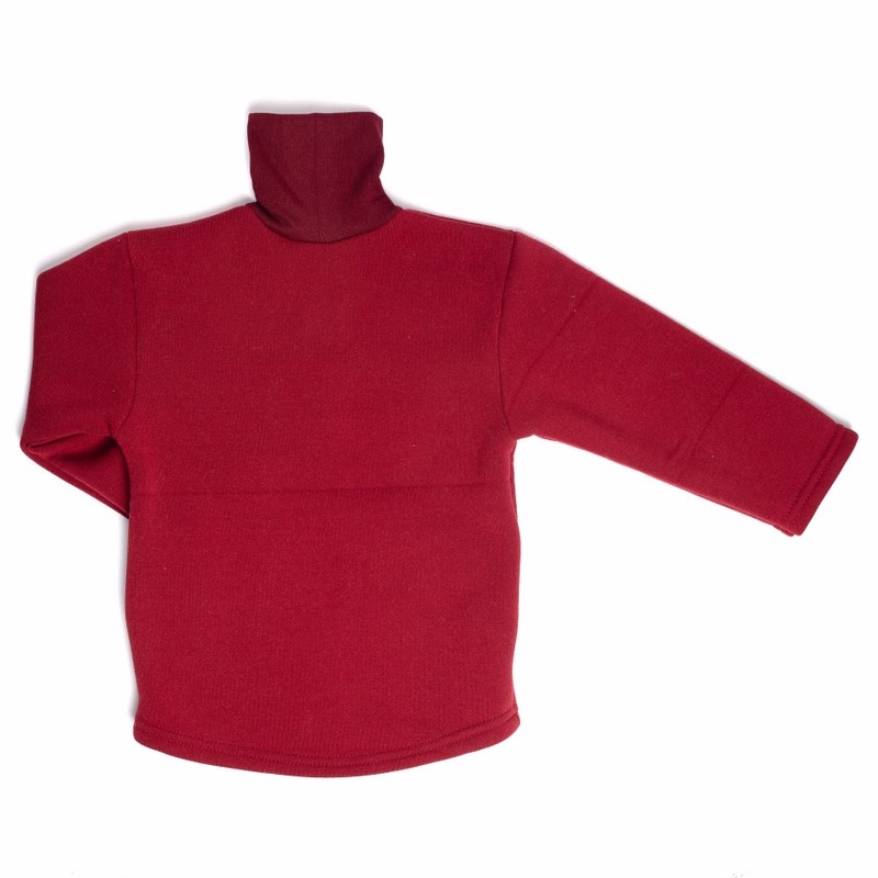 Куртка "ТОСКАНА" трехнитка начес бордового цвета, Бордовый, 26, 2 года, 92см