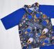 Комплект: сорочка + шорти кулір синього кольору, Синій, 24, 1,5 роки, 86см