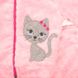 Костюм махра рвана однотонна з вишивкою рожевого кольору, 24, Рожевий, 1,5 роки, 86см