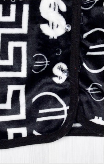 Жилет чорного кольору рвана махра, Чорний, 32, 7-8 років, 122-128см