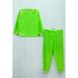 Піжама на манжеті однотонна рвана махра зеленого кольору, Зелений, 24, 1,5 роки, 86см