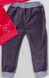 Дитячий костюм з трикотажу на дівчинку "ТІММІ" велюр червоного кольору, Червоний, 24, 1,5 роки, 86см