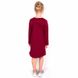 Сукня «КРІСТАЛ» двонитка бордового кольору, Бордовий, 26, 2 роки, 92см