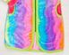 Халат «ЭЛЯ» рваная махра радужного цвета, 28, 3-4 года, 98-104см