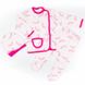 Комплект «3 предмета» розового цвета интерлок, Розовый, 20, 1,5-3 месяца, 56-62см