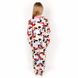 Пижама на 2-х пуговицах начес розового цвета с изображением Мини Маус, Розовый, 24, 1,5 года, 86см