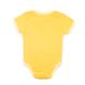 Футболка-боді з надписом рибана жовтого кольору, Жовтий, 26, 9-12 місяців, 74-80см