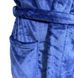 Халат «КЕВІН» рвана махра темно-синього кольору, Темно-синій, 48-50