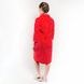 Жіночий халат «ГАЛЯ» велюр червоного кольору, Червоний, 56-58