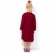 Платье на девочку «ЭЛЛА» двухнитка бордового цвета, Бордовый, 26, 2 года, 92см