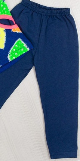 Детские трикотажные костюмы на девочку. Комплект «ЛЮДМИЛА» фулликра с разноцветными сердечками. ТМ «Пташка Украина»