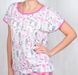 Пижама «ВИОЛЕТТА» кулир светло-розового цвета, Светло-розовый, 40-42
