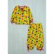 Трикотажная пижама на девочку «МАЛЬВИНА» желтого цвета, Жёлтый, 24, 1,5 года, 86см