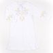 Сорочка хрестильна інтерлок білого кольору, 24, 6-9 місяців, 68-74см
