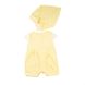 Пісочник для дівчинки рибана жовтого кольору, Жовтий, 24, 6-9 місяців, 68-74см