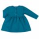 Платье «КЕНДИ» двухнитка изумрудного цвета, 24, 1,5 года, 86см