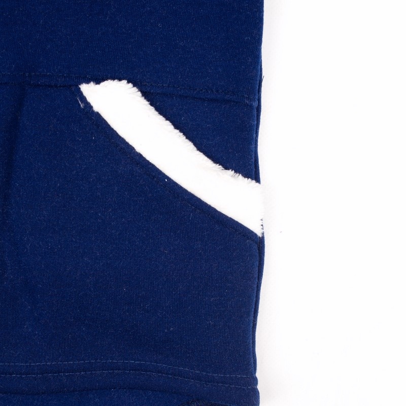 Куртка "МІЛЕДІ" тринитка футер темно-синього кольору, 32, Темно-синій, 7-8 років