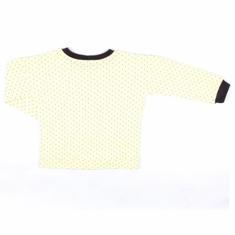 Джемпер «МАРКЕР» футер жовтого кольору, Жовтий, 26, 9-12 місяців, 74-80см