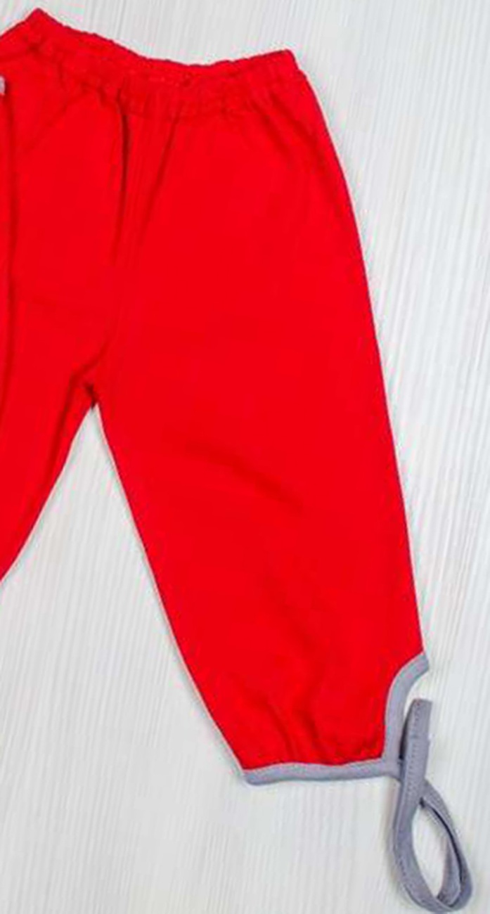 Комплект «Ніколь» стрейч-кулір червоного кольору, Червоний, 28, 3-4 роки, 98-104см