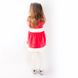Сукня «БАНТ» велюр червоного кольору, 24, Червоний, 1,5 роки, 86см