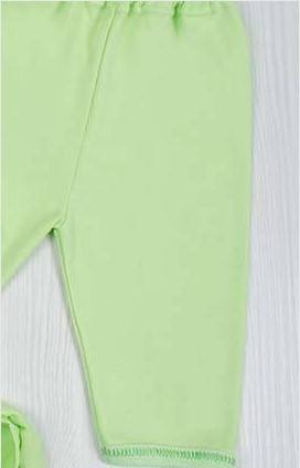 Комплект «АГУША» зеленого цвета интерлок, Зеленый, 18, 0-1,5 месяца, 50-56см