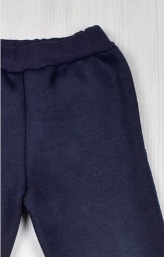 Брюки «ЗИМА» темно-синього кольору тринитка футер, Темно-синій, 36, 9-10 років, 134-140см