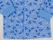 Кофта ясельна футер синього кольору, Синій, 18з/р, 0-1,5 місяці, 50-56см