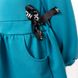 Трикотажна сукня на дівчинку «ЕЛЛА» смарагдового кольору, Смарагдовий, 26, 2 роки, 92см